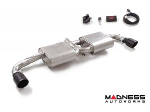 Alfa Romeo 4C Performance Exhaust - Ragazzon - Evo Line - Rear Section - Black Tips - 102mm